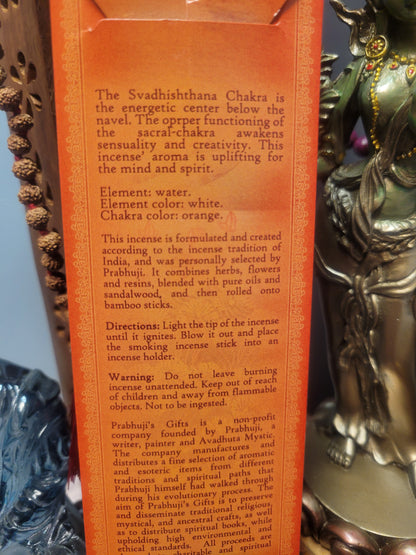 Svadhisthana (Sacral) - Sensuality Prabhuji's Gifts Incense