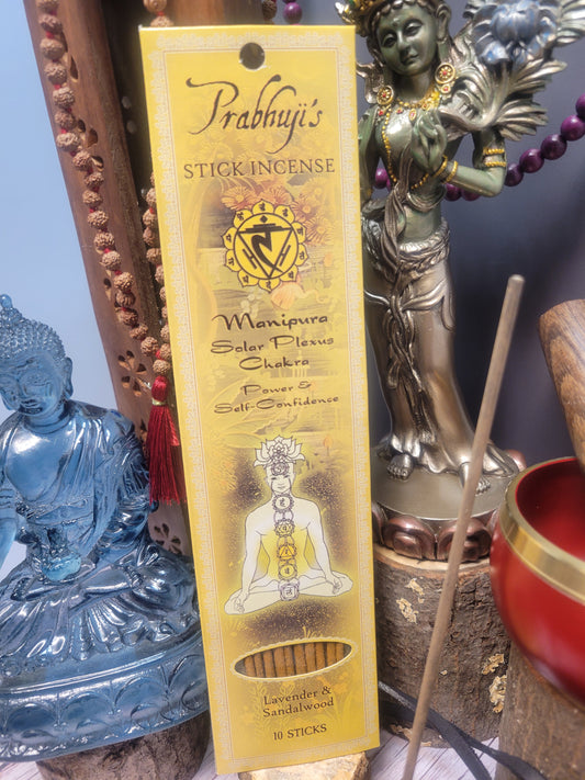 Manipura (Solar Plexus) - Power & Self-Confidence Prabhuji's Gifts Incense