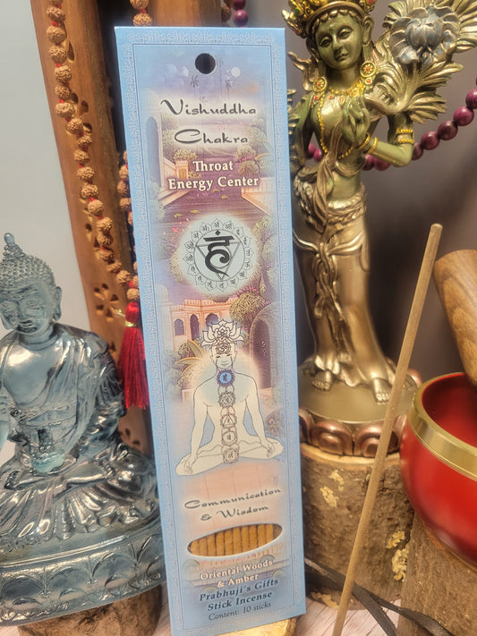 Vishuddha (Throat) - Communication & Wisdom Prabhuji's Gifts Incense