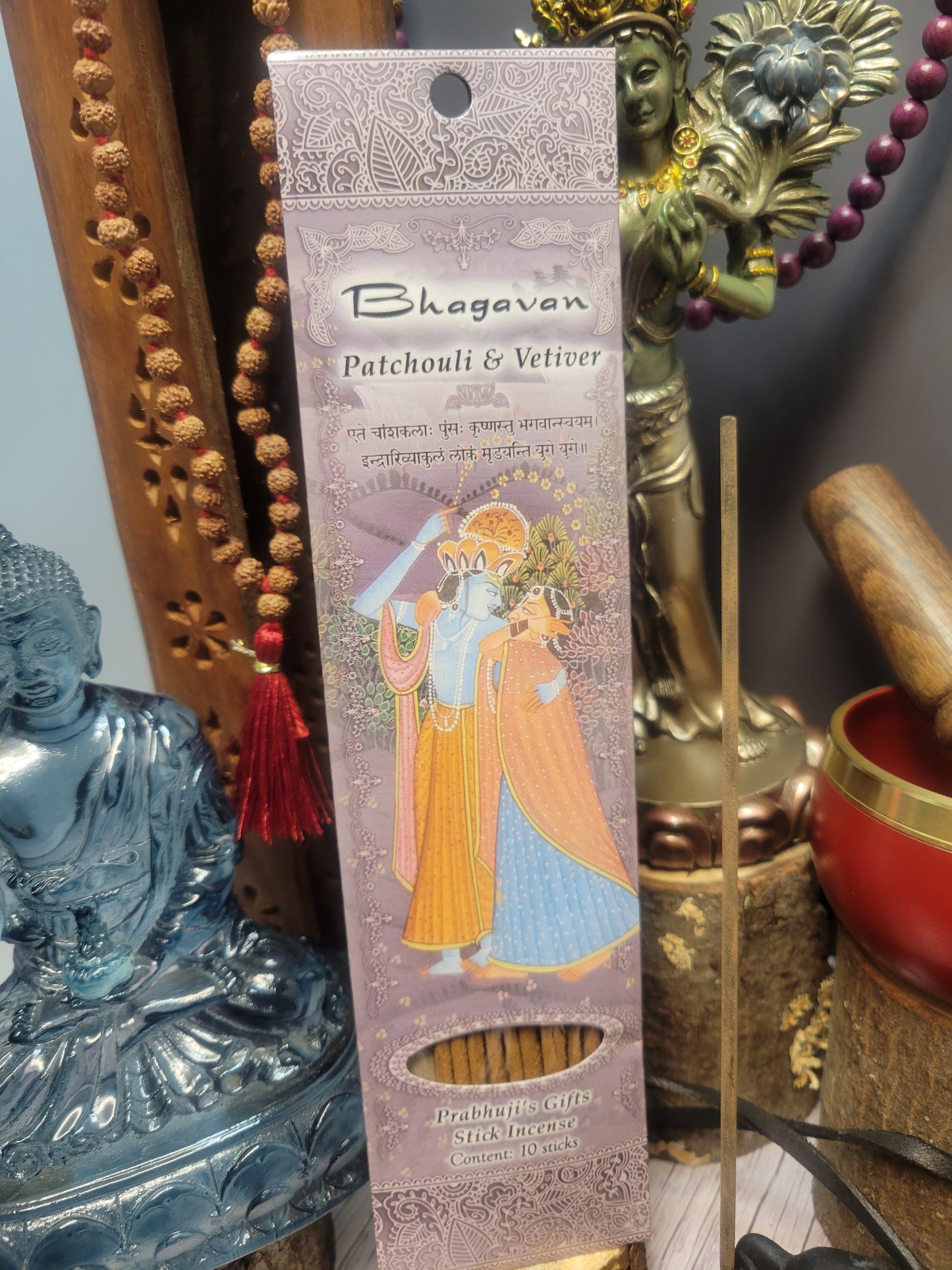 Bhagavan - Patchouli and Vetiver Stick Incense