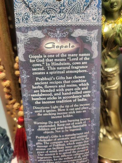 Gopala - Special Flora Prabhuji's Gift Incense