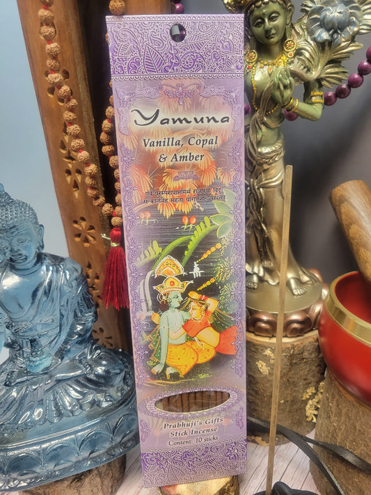 Yamuna - Vanilla, Copal & Amber Prabhuji's Gifts Incense