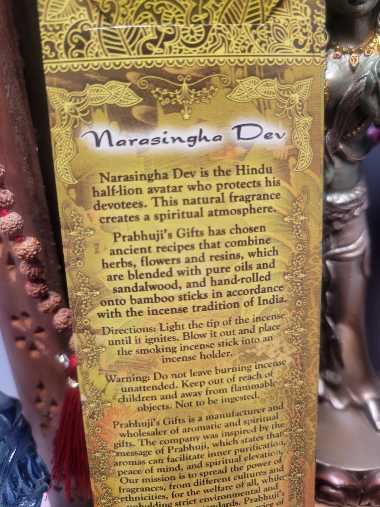 Narasingha Dev - Frankincense Champa Prabhuji's Gifts Incense