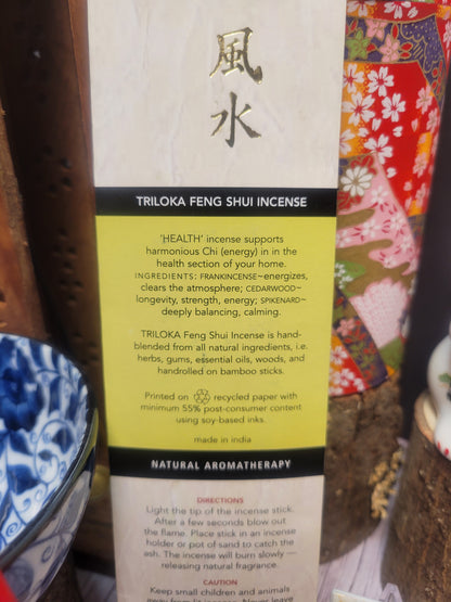 Triloka Feng Shui Health Incense