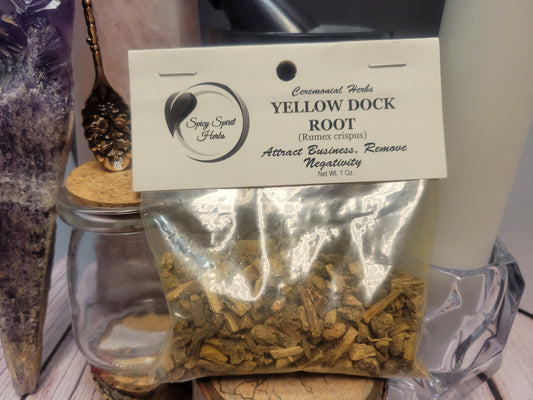 Yellow Dock Root Cut