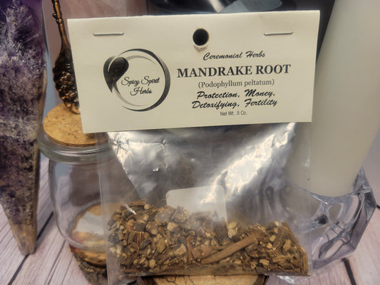 Mandrake Root Cut