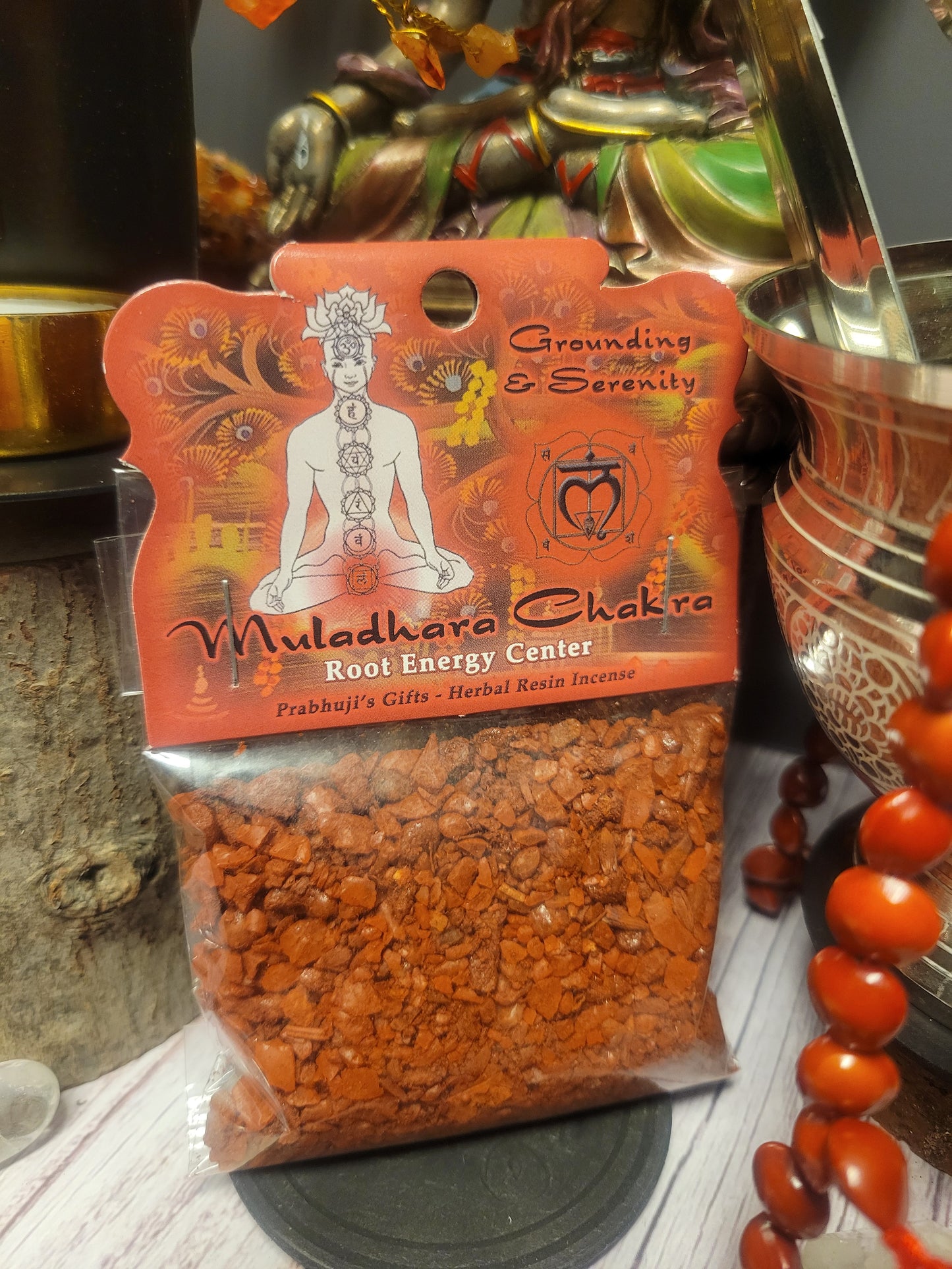 Muladhara Chakra Resin Bag