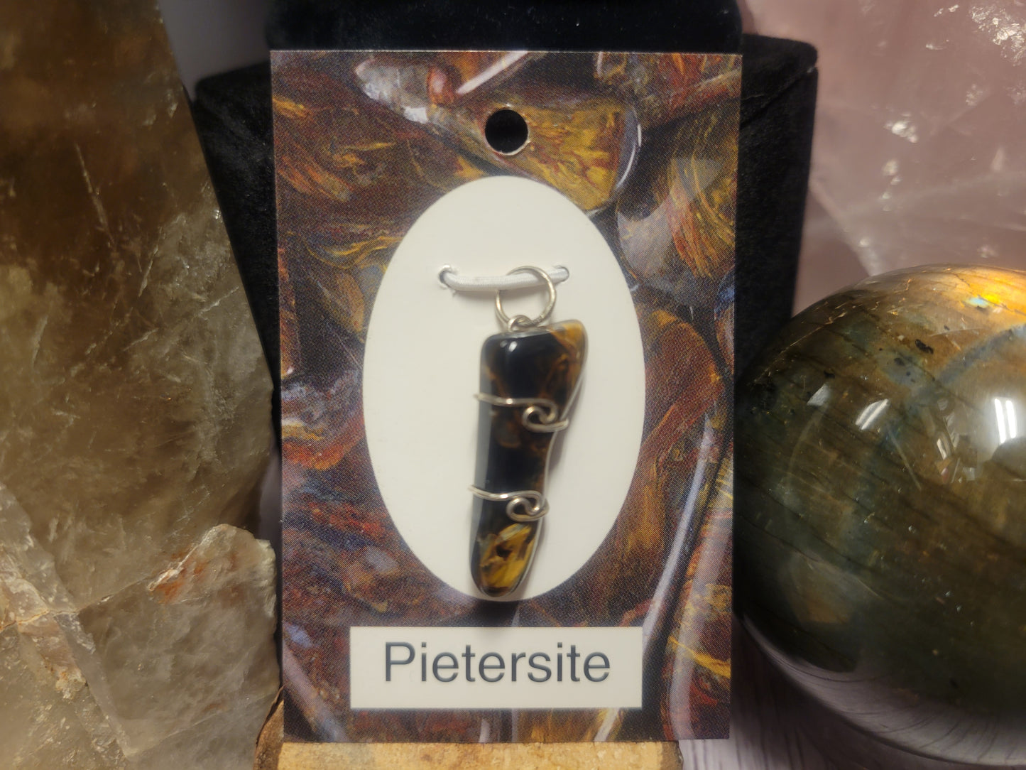 Pietersite Heaven & Earth Pendant