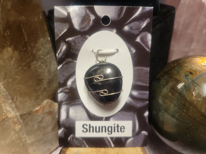 Shungite Heaven & Earth Pendant