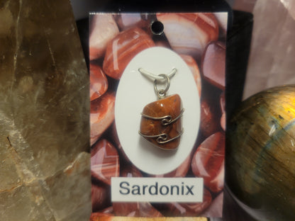 Sardonyx Heaven & Earth Pendant