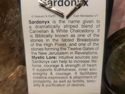 Sardonyx Heaven & Earth Pendant