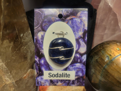 Sodalite Heaven & Earth Pendant