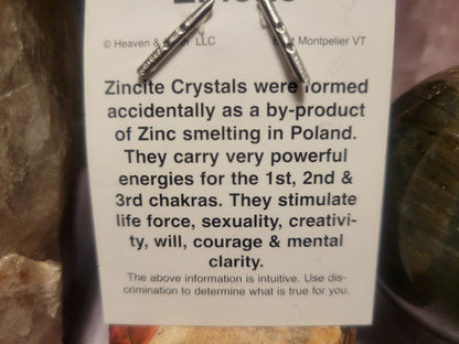 Zincite Heaven & Earth Pendant