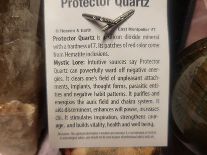 Protector Quartz Heaven & Earth Pendant