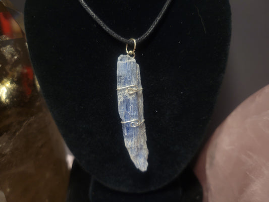 Blue Kyanite Heaven & Earth Pendant