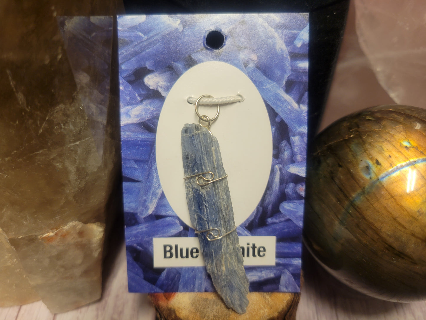 Blue Kyanite Heaven & Earth Pendant