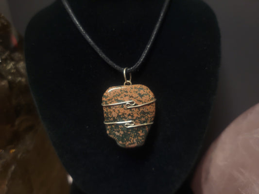 Ocean Jasper Heaven & Earth Pendant