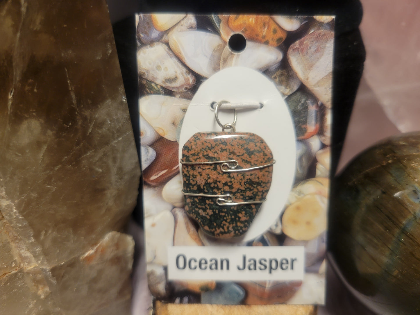 Ocean Jasper Heaven & Earth Pendant