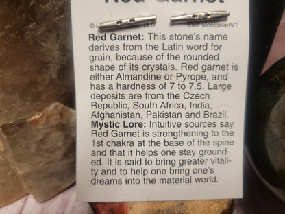 Red Garnet Heaven & Earth Pendant