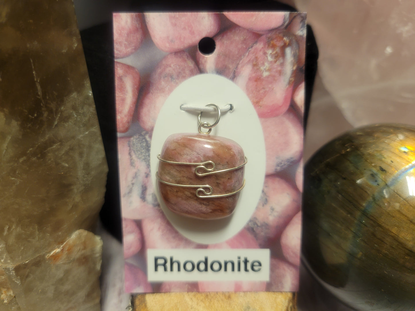 Rhodonite Heaven & Earth Pendant