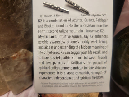 K2 Jasper Heaven & Earth Pendant