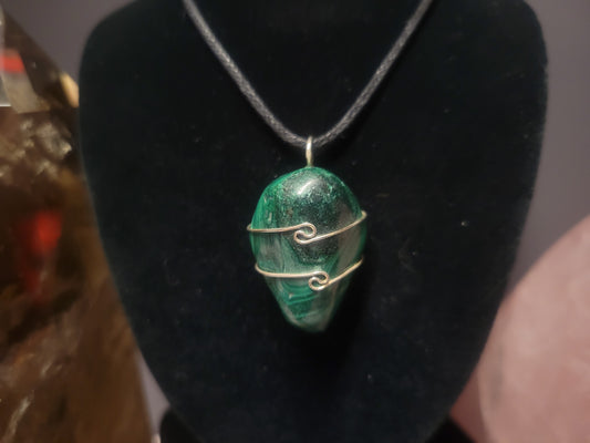 Malachite Heaven & Earth Pendant