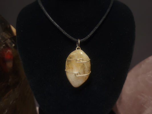 Citrine Heaven & Earth Pendant