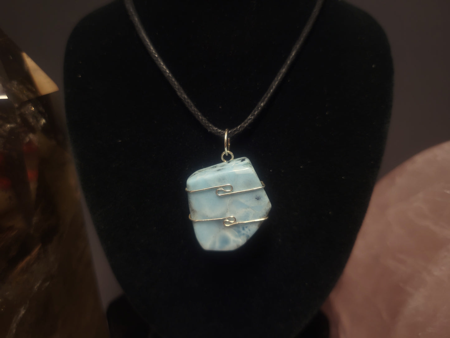 Larimar Heaven & Earth Pendant