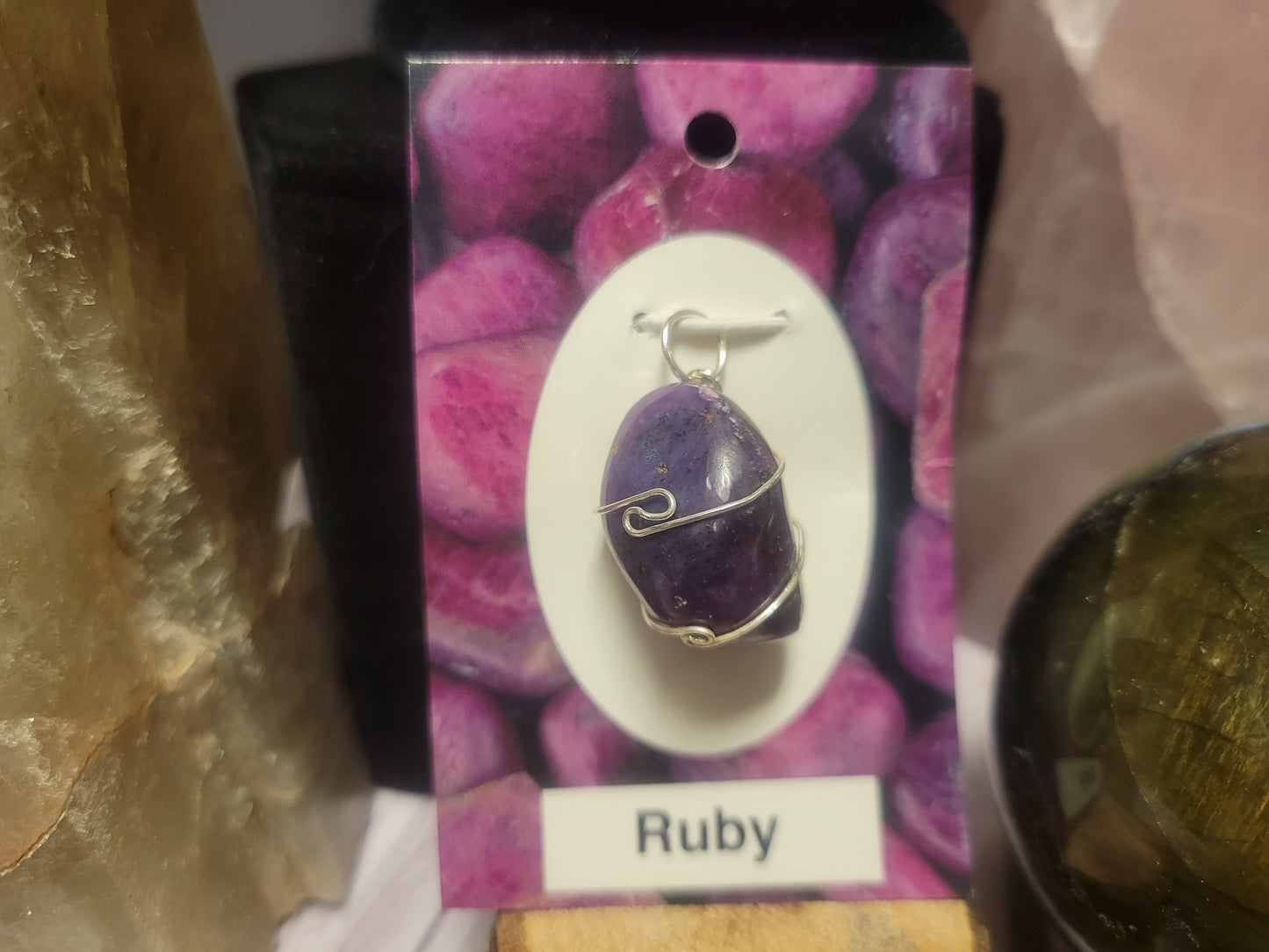 Ruby Heaven & Earth Pendant