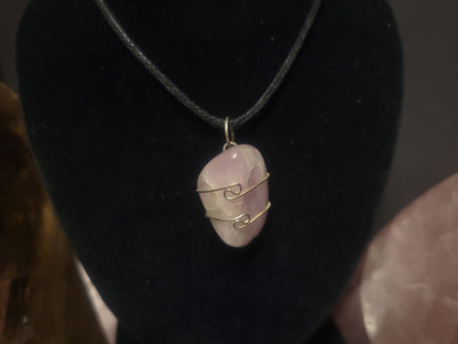 Super Pink Kunzite Heaven & Earth Pendant