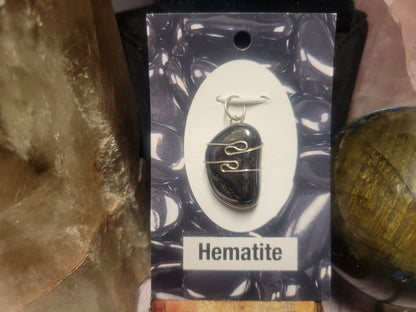 Hematite Heaven & Earth Pendant