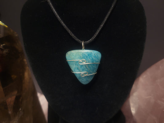 Amazonite Heaven & Earth Pendant