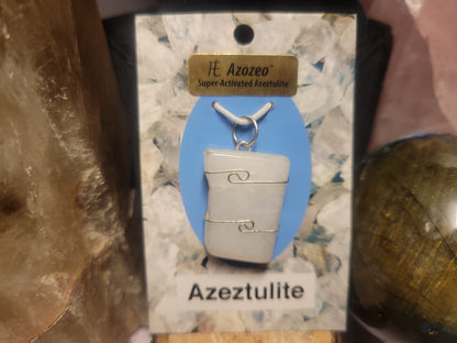 Azeztulite Heaven & Earth Pendant