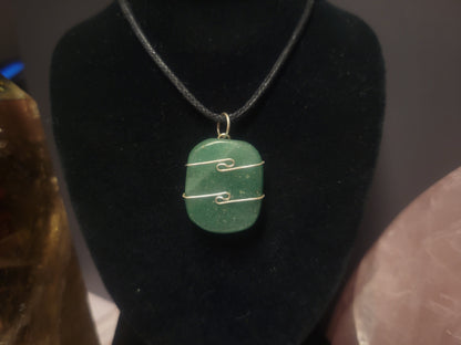 Green Aventurine Heaven & Earth Pendant