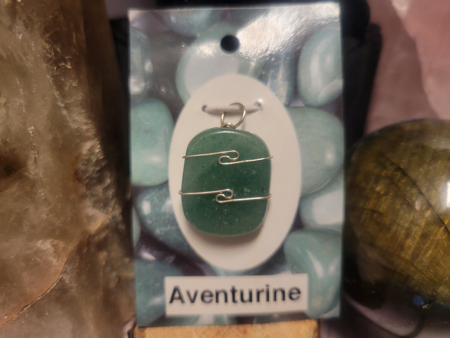 Green Aventurine Heaven & Earth Pendant