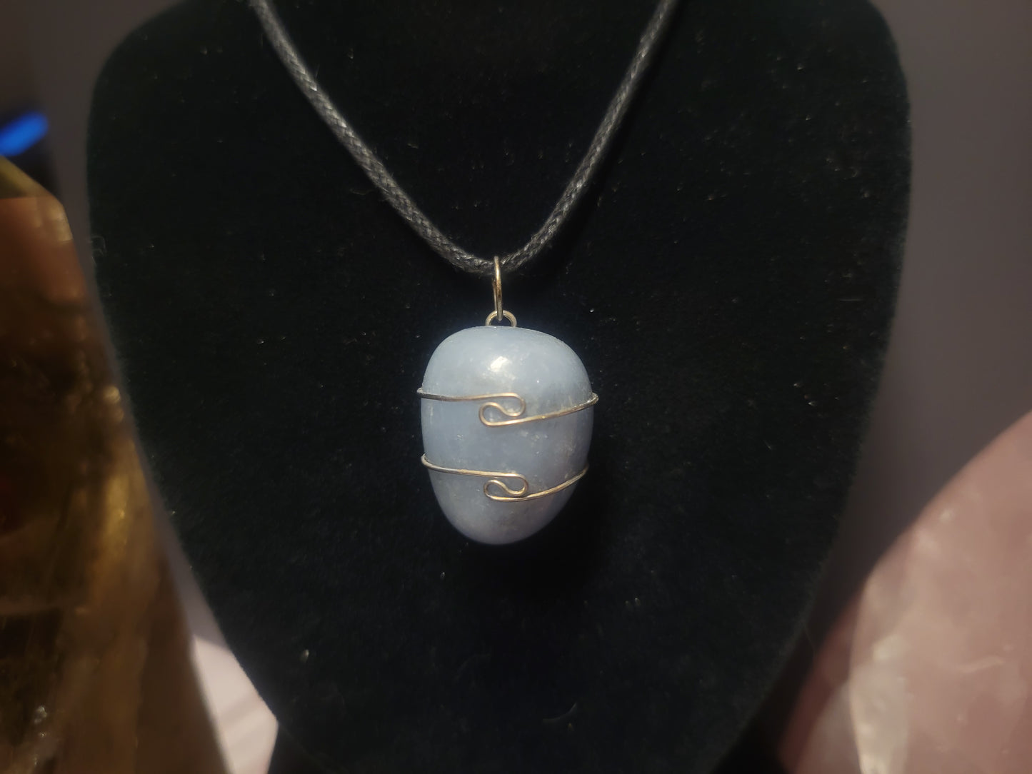 Angelite Heaven & Earth Pendant