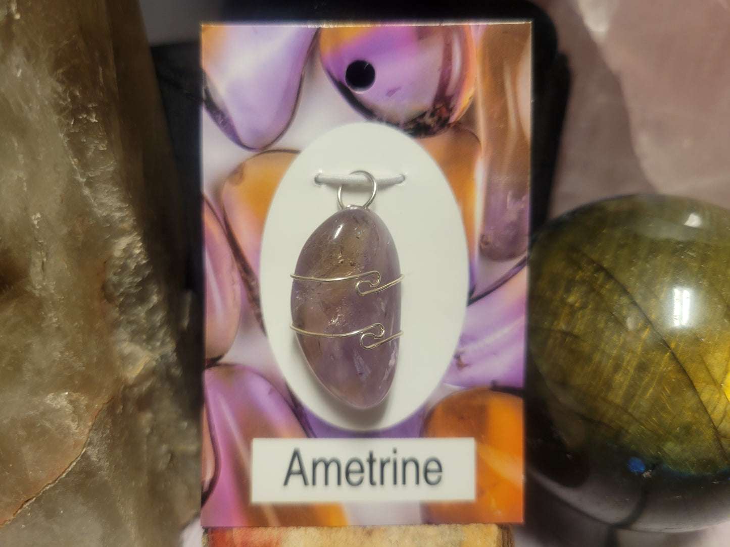 Ametrine Heaven & Earth Pendant