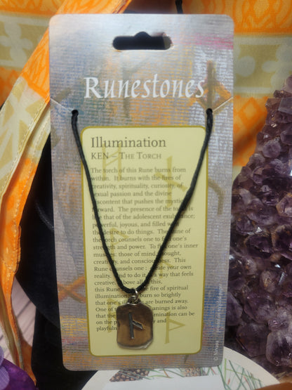 Rune Pendant - KEN - Illumination