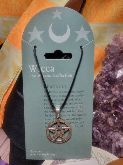 Wiccan Pendant - Simple Pentacle