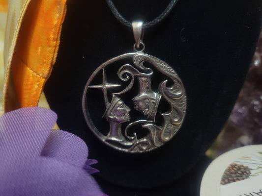 Zodiac Pendant - Gemini Talisman