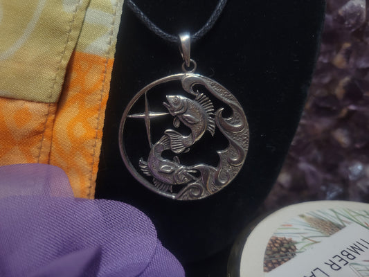 Zodiac Pendant - Pisces Talisman