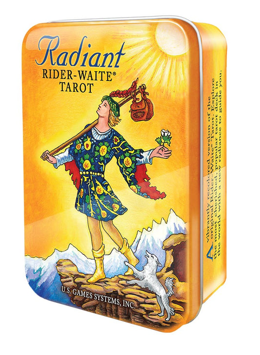 Tin Radiant Rider Waite Tarot Deck