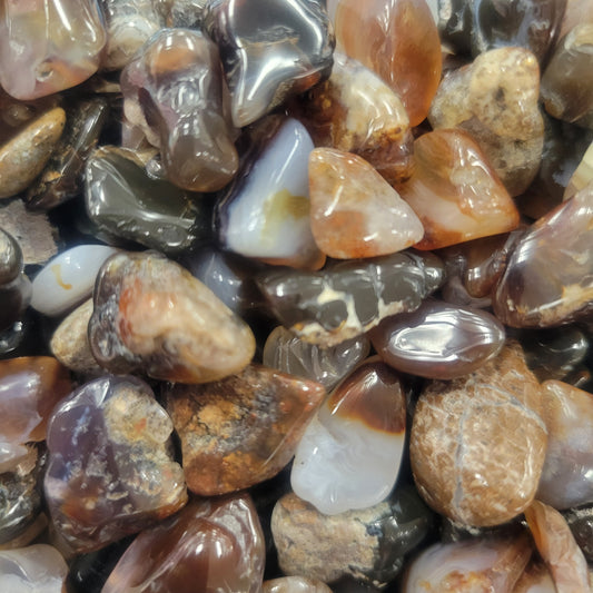 Fire Agate, Polished