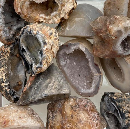 Agate Geode Half