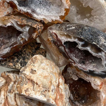 Agate Geode Half