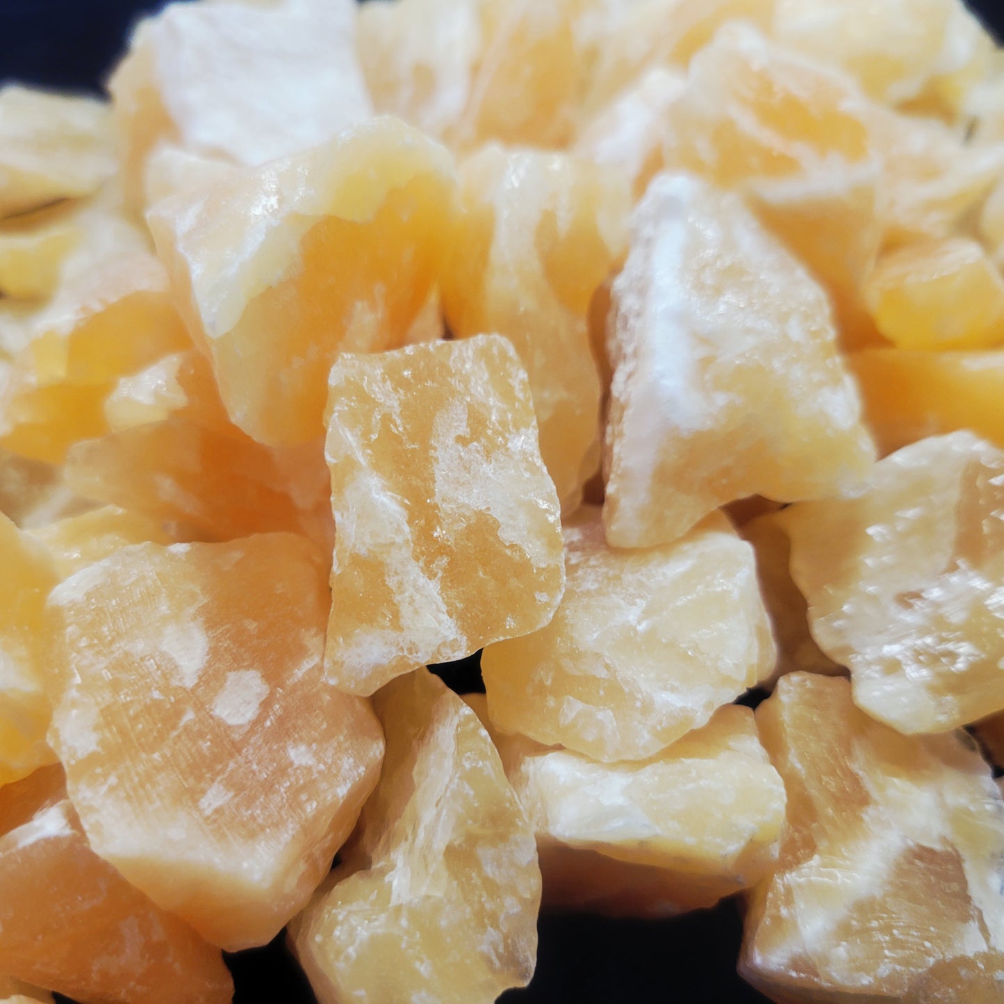 Orange Calcite, Rough