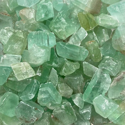 Green Calcite Rough, Mini