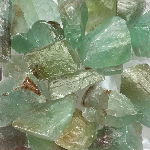 Green Calcite Rough, Medium