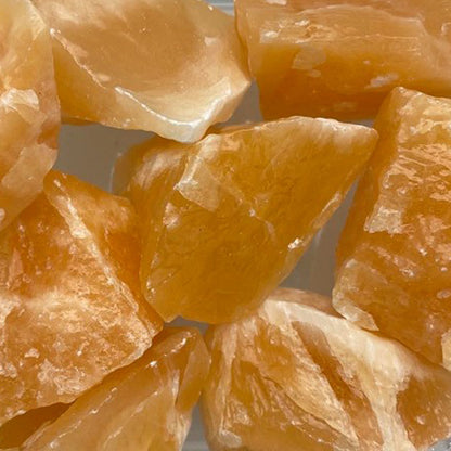 Orange Calcite, Rough