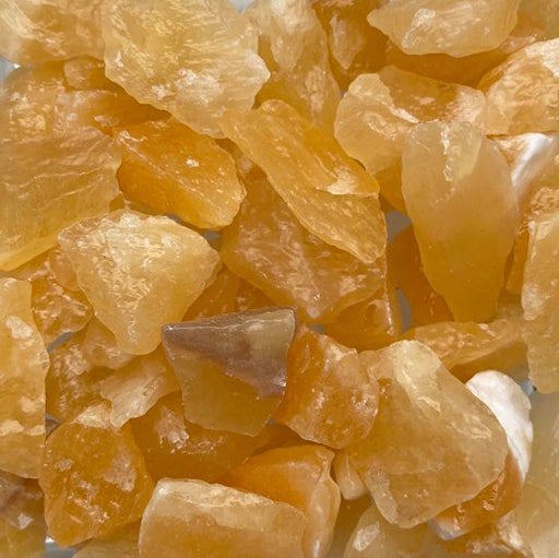 Orange Calcite Rough, Small